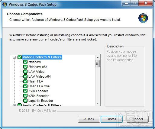 Windows 8 Codec Pack,编码解码包,Windows8解码包