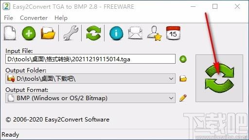 Easy2Convert TGA to BMP下载,TGA转BMP图片格式转换器