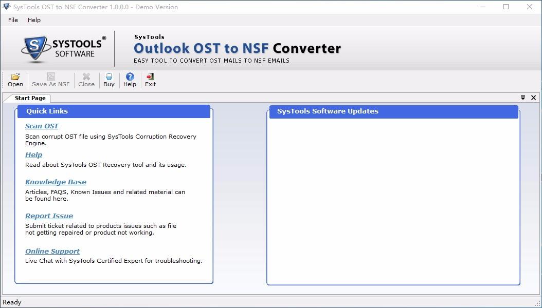 SysTools Outlook OST to NSF Converter下载,OST转NSF转换器